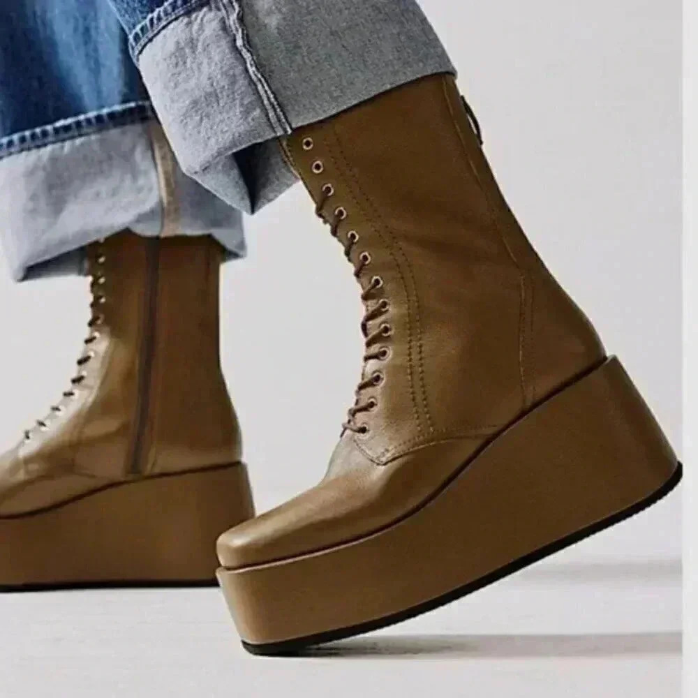 Free People Arlyn Platform Boots